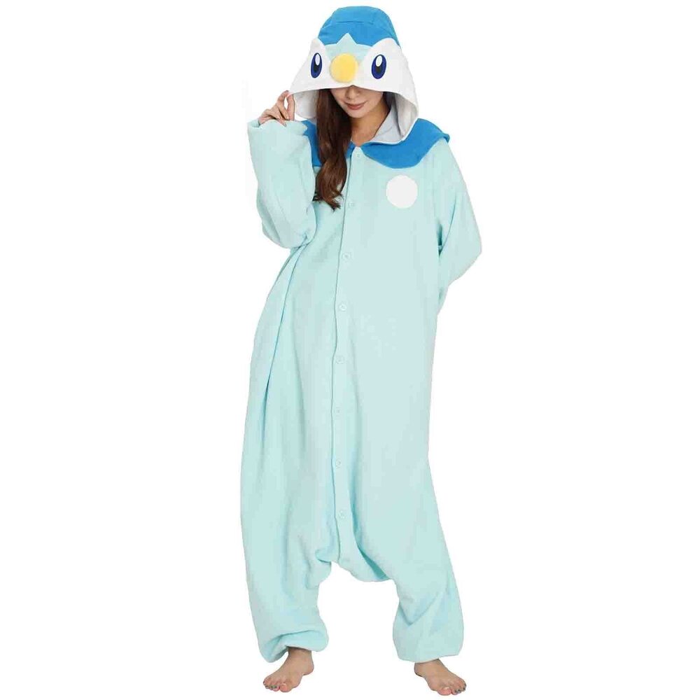 1390 Kigurumi - Pokemon - Piplup - Onesie Jumpsuit Halloween Costume